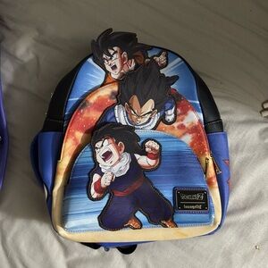 Loungefly Dragon Ball Z Original Blue and Black Backpack